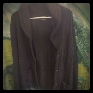 Dark brown cashmere sweater